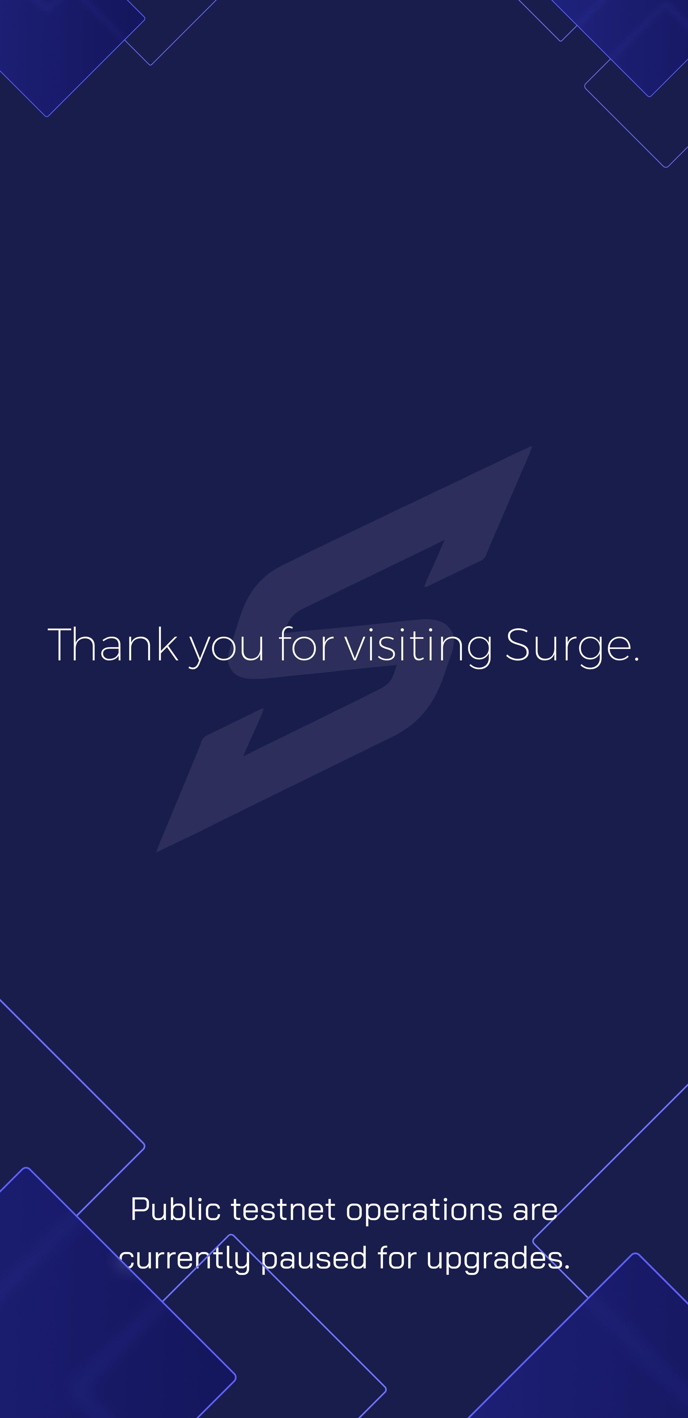Thank you for visiting Surge